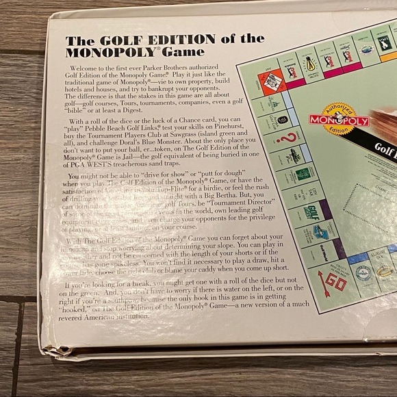 Hasbro Monopoly Golf Edition Rare - Picture 11 of 12